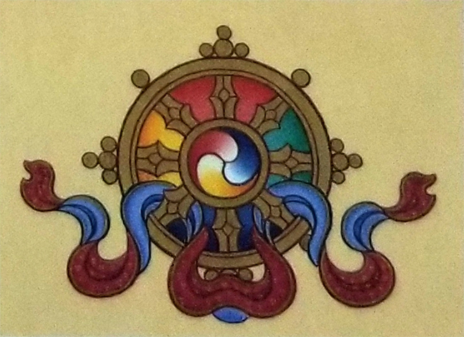 The 8 Auspicious Emblems-The 8-Spoked Wheel
