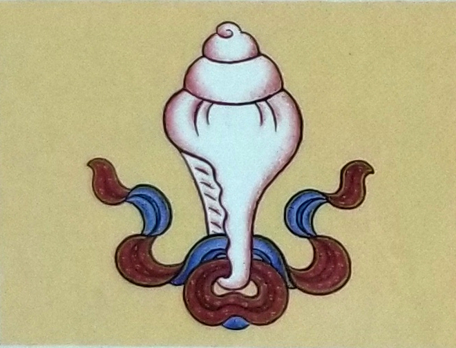 The 8 Auspicious Emblems-The Conch Shell