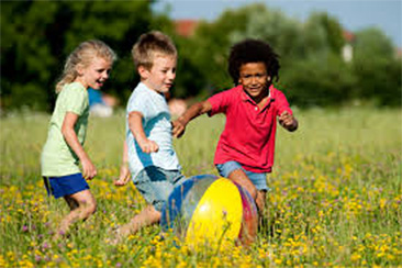 Playing outside