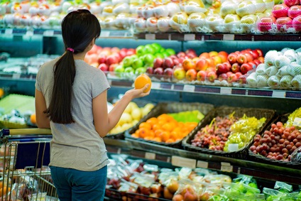 Woman Choosing Fruit