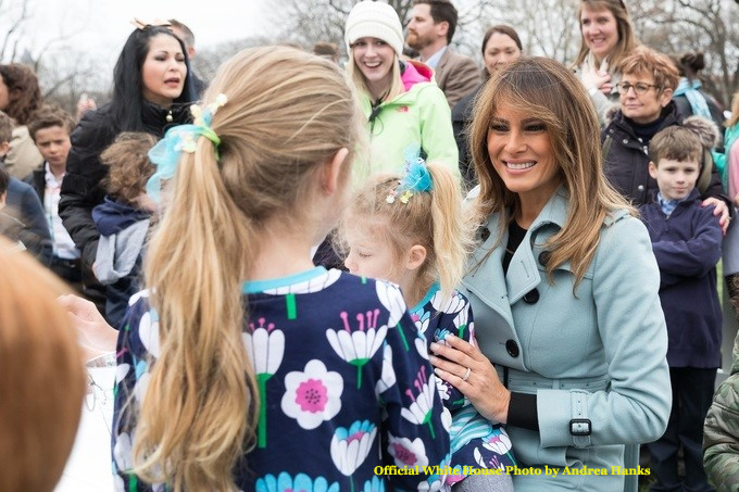 Melania Trump-4/2/18-White House Easter Egg Roll