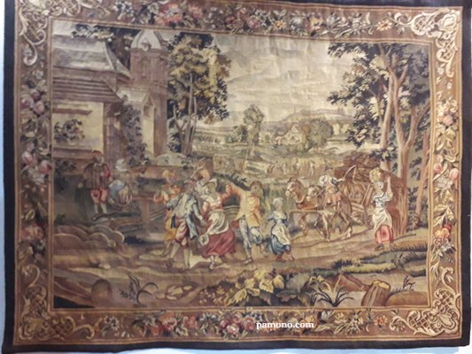 Antique Aubusson Tapestry