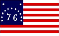 Bennington or Fillmore Flag, from America's 50th anniversary in 1826