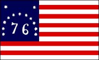 Bennington or Fillmore Flag, from America's 50th anniversary in 1826