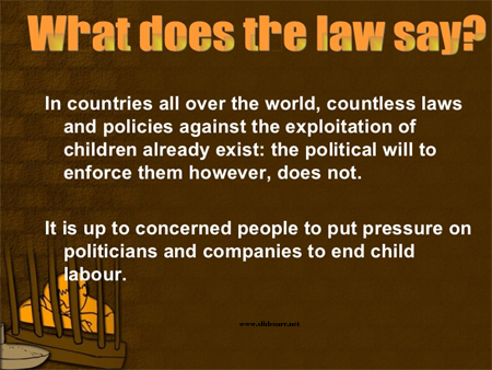 Child labor law poster