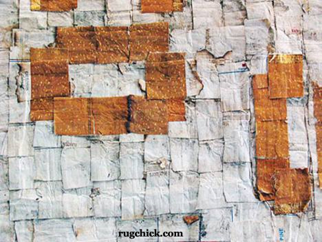 Closeup of Cigarette Paper Rug