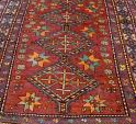 Dagestan Oriental Rug with Star Motifs