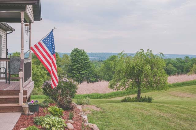 Dislaying the Flag Outside Home