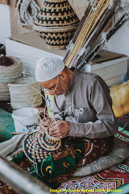 Jute Basket Weaving