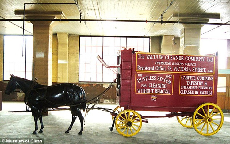 Horse-Drawn Vacuuming System