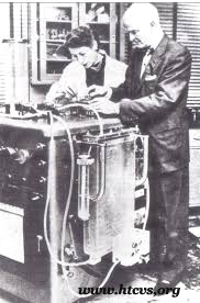 John & Mary Gibbon Working on Heart-Lung Machine