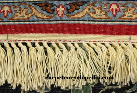 Kheft on kilim of Isfahan rug