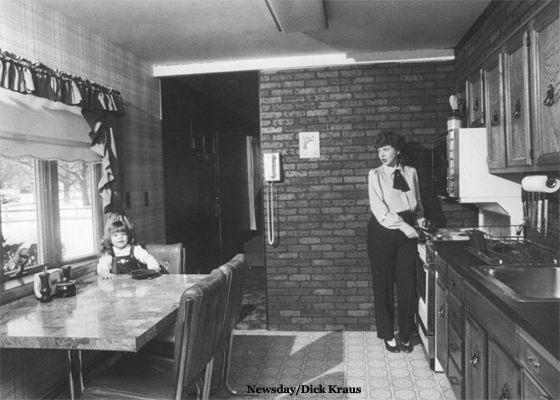 Kitchen in Remodeled Home in Levittown - 1985