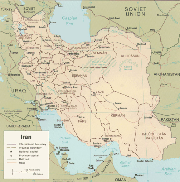 Map of Iran