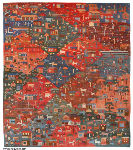 Modern Tibetan Rug