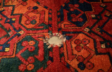 Hole in Rug