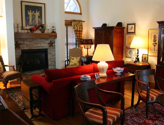 Oriental Rugs in Livingroom