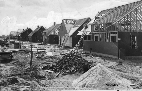 Construction of Original Homes in Levittown