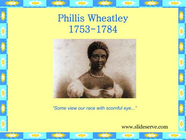 Phillis Wheatley 