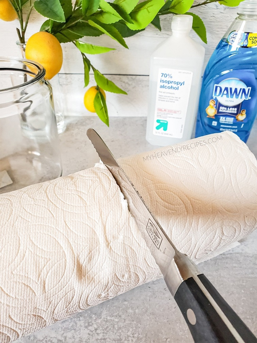 DIY Disinfecting Wipes-Step 1