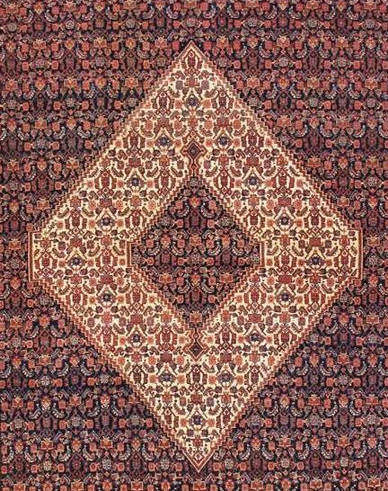 Rhomb (Diamond) Design in Rug FIeld