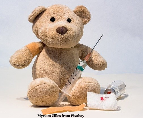 Teddy Bear With Syringe