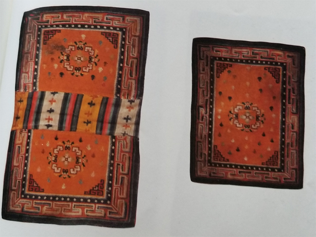 Tibetan Rectangular Bottom and Top Saddle Rugs