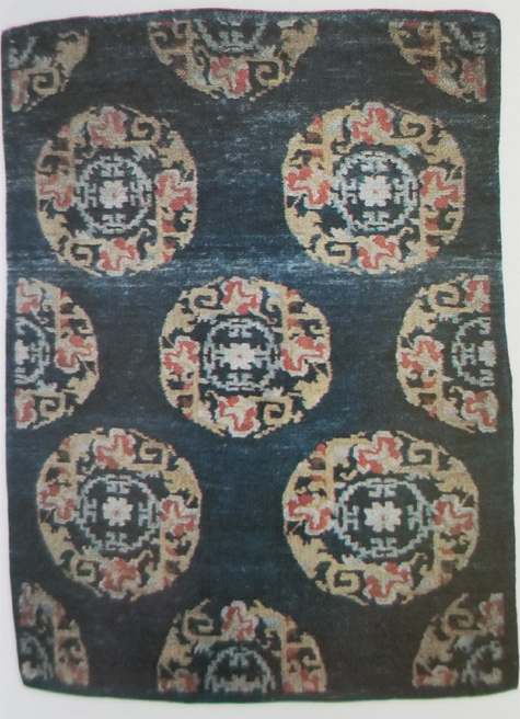 Tibetan Small Rug for Use as Seat for Important Guests on Important Occasions
Always on Top of Another Rug
