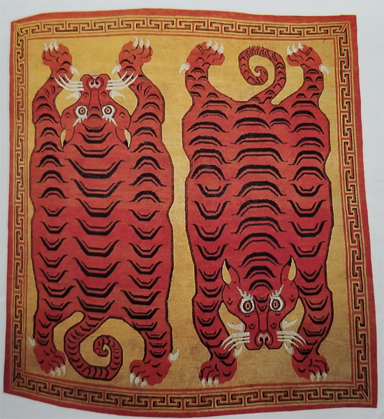 Tibetan Double Tiger Rug