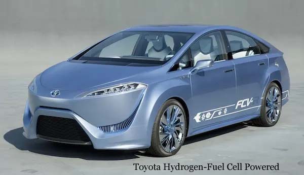 Toyota Hydrogen Fuel Cell-Powered Vehicle