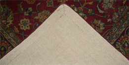 Tufted Rug with Backing Secured by Latex