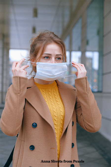 Woman with Mask