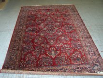 Belgian Machine Made Rug with Sarouk pattern