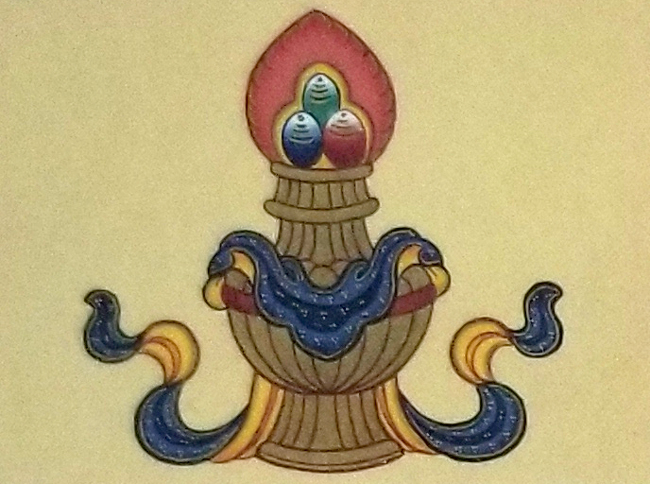 The 8 Auspicious Emblems-The Vase