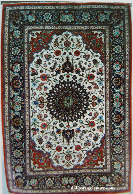 Silk Qum Oriental Rug