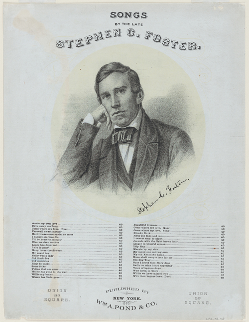 Stephen Collins Foster Songs Published by Firth, Pond, and Company