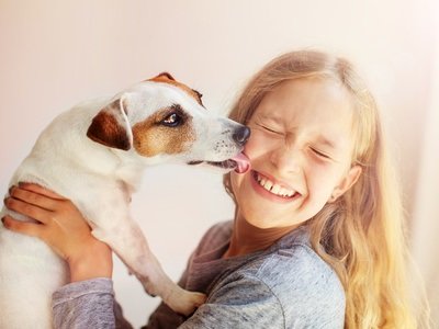 Dog with Child