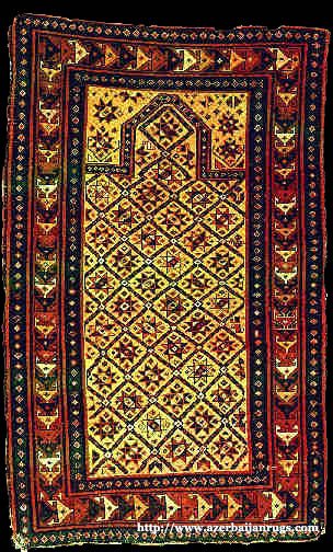 Moghan Prayer Rug 1850s