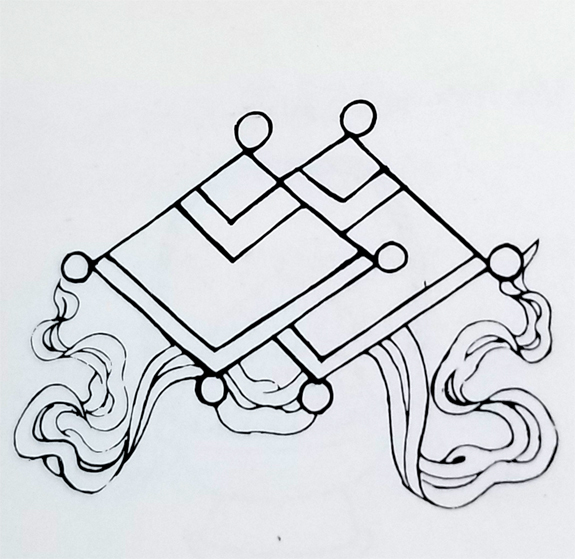 Tibetan Ordinary Symbol-The Mirror