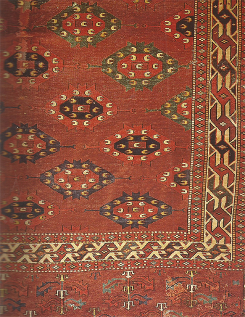 Russian Yomud Khali Rug