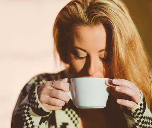 Drinking Coffee