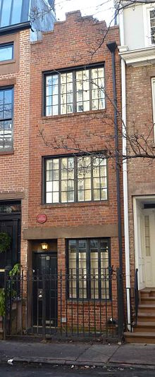 Millay Home in Greenwich Village, NY