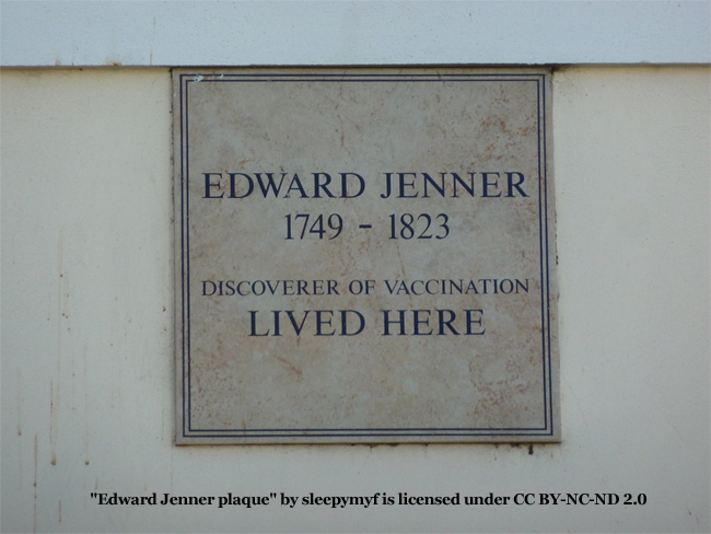 Edward Jenner Plaque