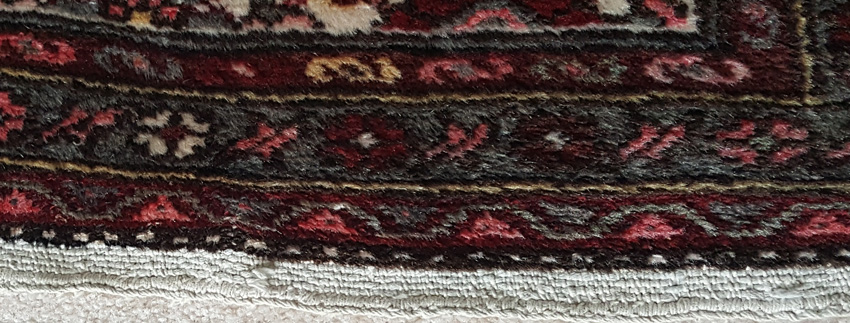 Oriental Rug kilim end example