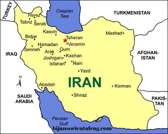 Map of Iran