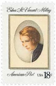 Edna St. Vincent Millay Postage Stamp