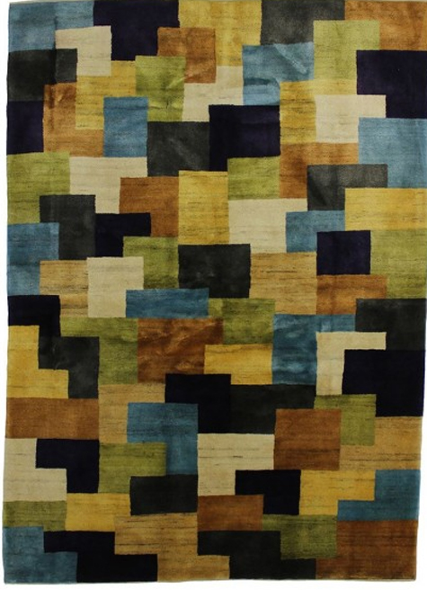 Modern Persian Gabbeh Rug