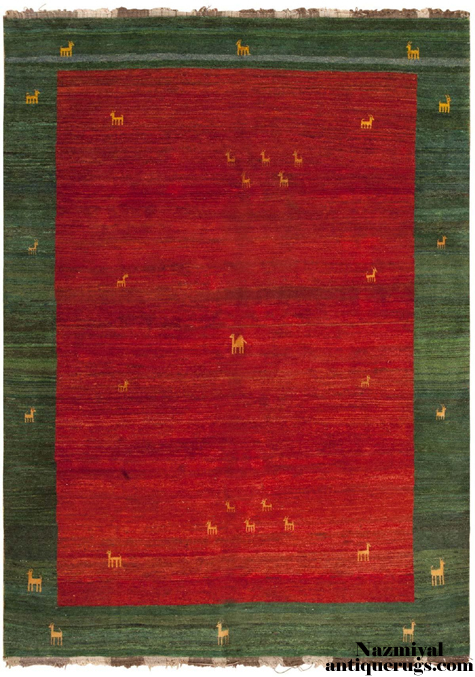 Modern Persian Gabbeh Rug