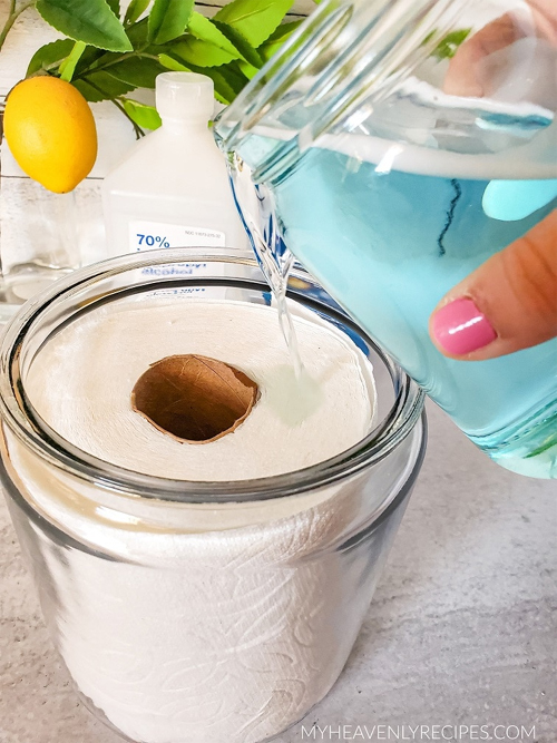 DIY Disinfecting Wipes-Step 2