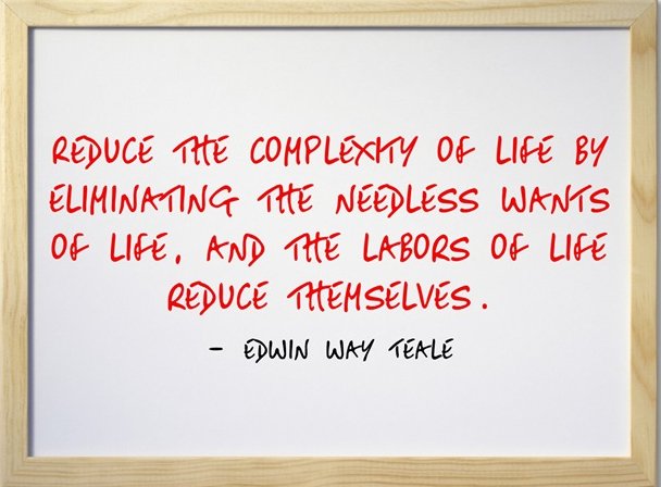 Reduce the Complexity Quote